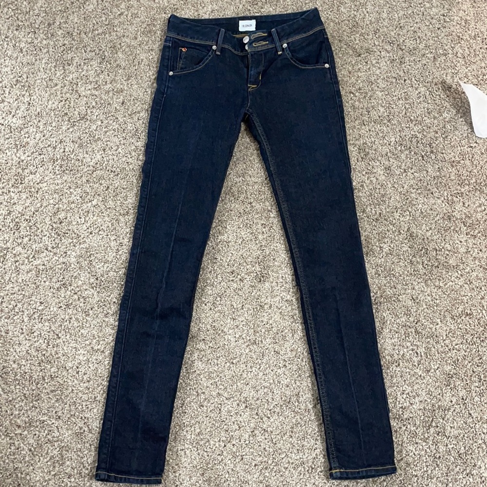 Dark wash skinny Hudson jeans